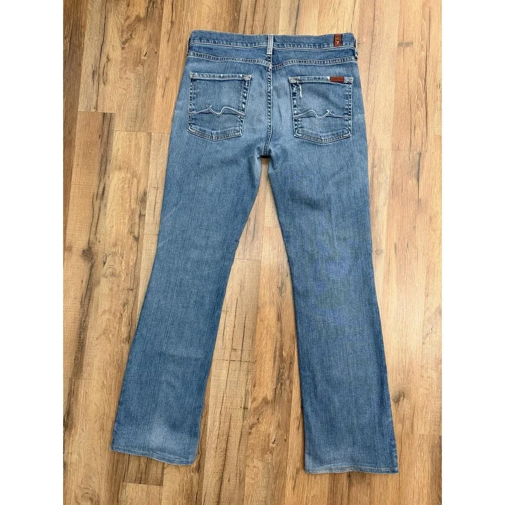7 For All Mankind High Waisted Bootcut Jeans Size 31 Y2K Made USA‎